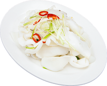 Blanched squid
